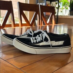 Revenge and Storm Black and White Low-Top Athletic - Classic Casual Style